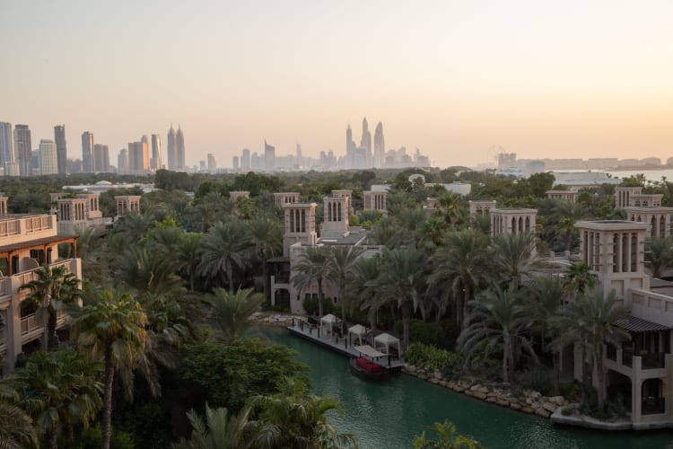 Aerial resort view Dar Al Masyaf